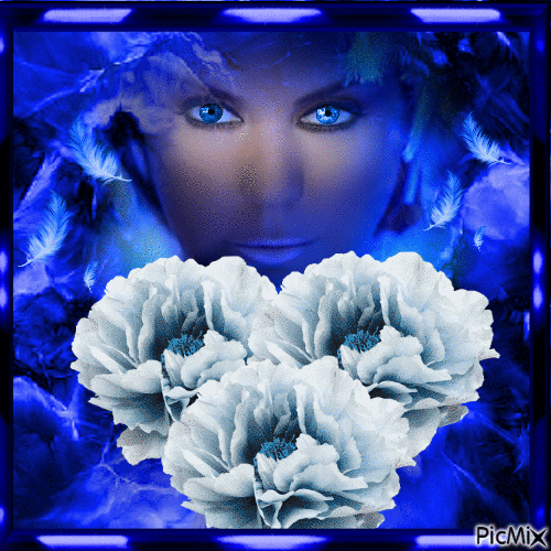 Blue Eyed Beauty - Besplatni animirani GIF