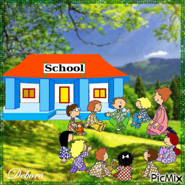 school - Zdarma animovaný GIF
