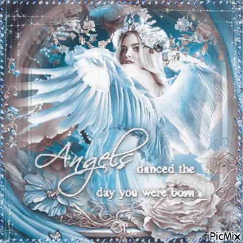 Angel woman love - Δωρεάν κινούμενο GIF