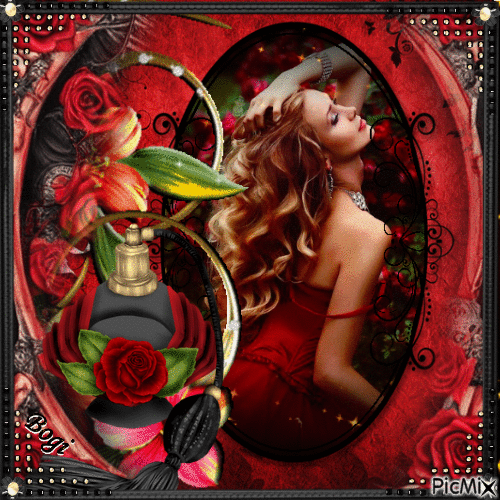 🌹Creation in red color🌹 - GIF animasi gratis