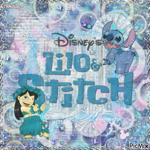 Lilo & Stitch - Ohana - Бесплатный анимированный гифка