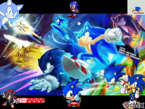 Sonic - Δωρεάν κινούμενο GIF