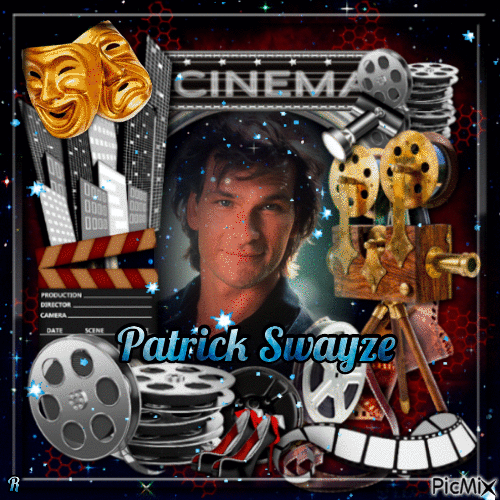 Patrick Swayze - Gratis animerad GIF