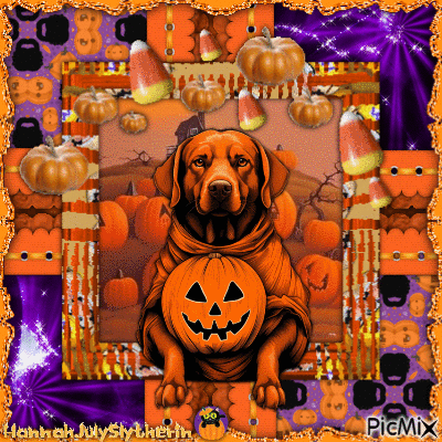 ###Halloween Doggo### - Darmowy animowany GIF