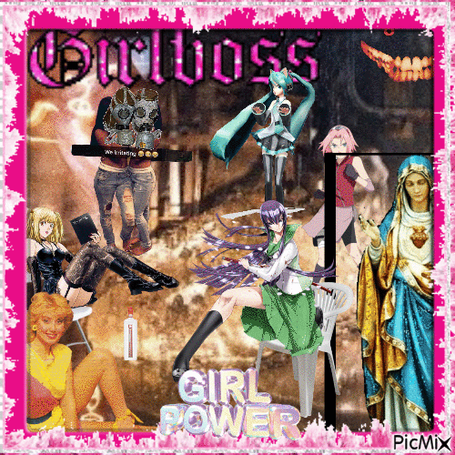 girlbossees - Бесплатный анимированный гифка