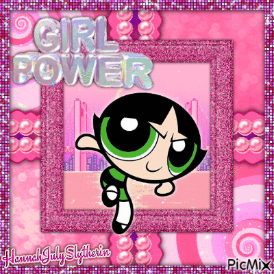 ((☼))Buttercup - Girl Power((☼)) - GIF animé gratuit
