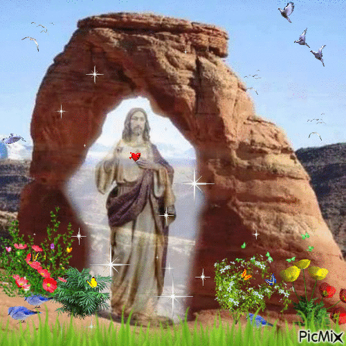 Jesus Nosso Protetor - Zdarma animovaný GIF