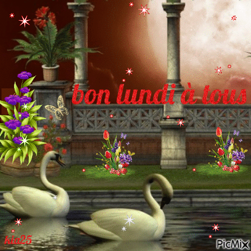 lundi - Бесплатный анимированный гифка