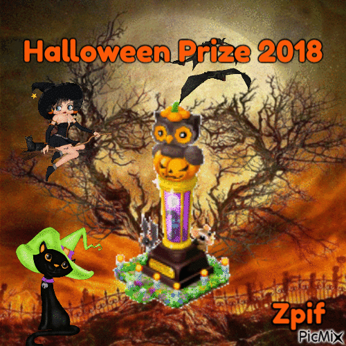 Halloween Prize 2018 - GIF animado grátis