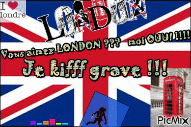 LONDON !!! - Animovaný GIF zadarmo