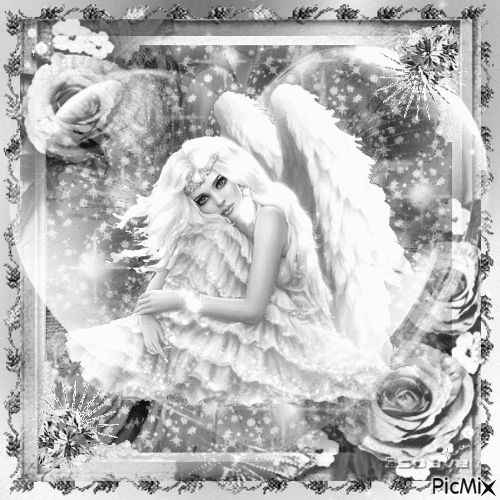 My Angel Blanc & Noir - 免费动画 GIF