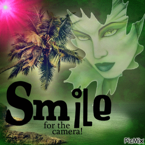 green smile - Darmowy animowany GIF