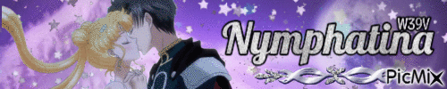 Sailor Moon Banner for Nymphatina - GIF animado grátis