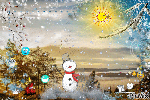 Winter. - GIF animate gratis
