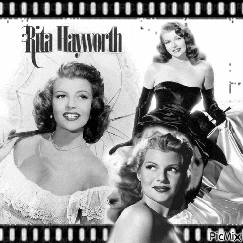 Rita Hayworth - Ücretsiz animasyonlu GIF