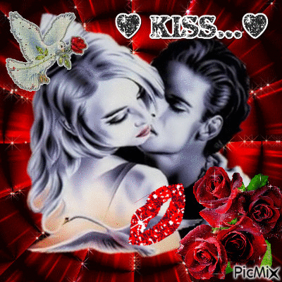 KISS - Ingyenes animált GIF