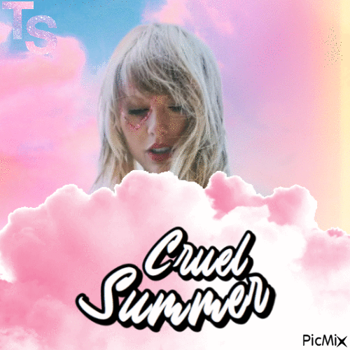 Taylor Swift - Cruel Summer - Ingyenes animált GIF