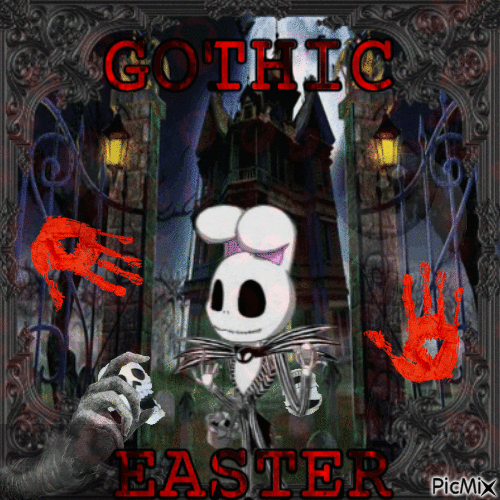 Gothic Easter - GIF animado gratis