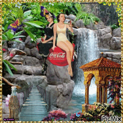 Coca Cola Ladies by Joyful226/Connie - Darmowy animowany GIF