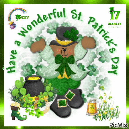 St.Patricks Day - GIF animate gratis