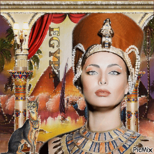 Ägyptische Schönheit - Darmowy animowany GIF