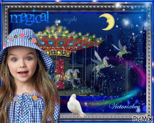 Magical Night - Bezmaksas animēts GIF