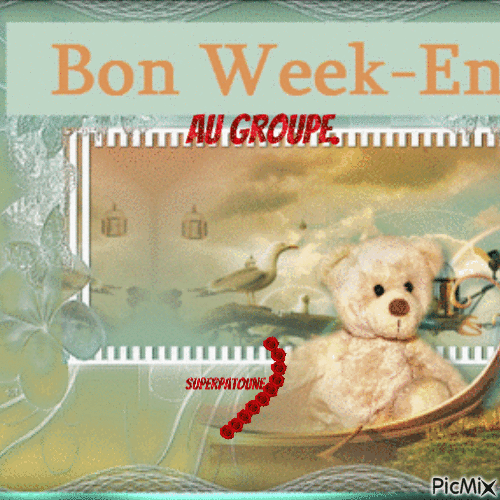 bon weekend - Δωρεάν κινούμενο GIF