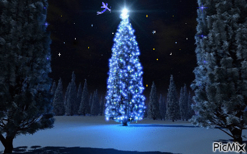 blue Xmas - Ingyenes animált GIF