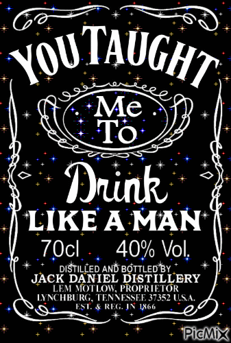 drink like a man - 無料のアニメーション GIF
