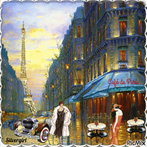 CAFÉ DE PARIS - Bezmaksas animēts GIF