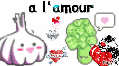 l'amour de legume - Bezmaksas animēts GIF