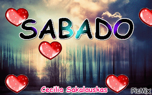 sabado - Бесплатный анимированный гифка