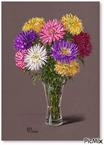 kvety - Darmowy animowany GIF