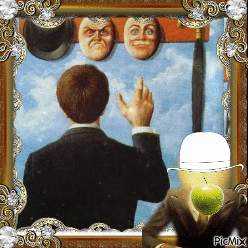 Magritte - GIF animado gratis
