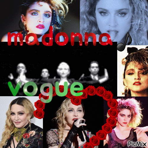 Vogue madonna - Δωρεάν κινούμενο GIF