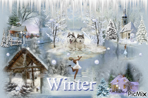 Snow season - Ingyenes animált GIF