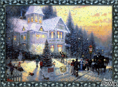 Old Time Christmas - Bezmaksas animēts GIF