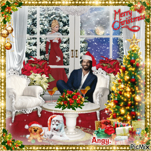 Merry Christmas -Can Yaman - Ingyenes animált GIF