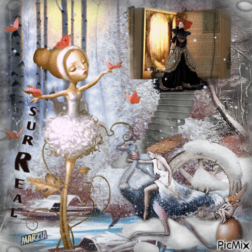 surreal winter - Darmowy animowany GIF