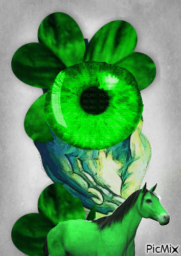 En verdes fantasías - Бесплатный анимированный гифка