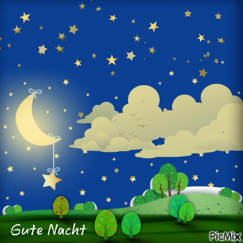 Gute Nacht - Free animated GIF