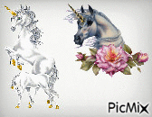 licorne animée - Gratis animeret GIF
