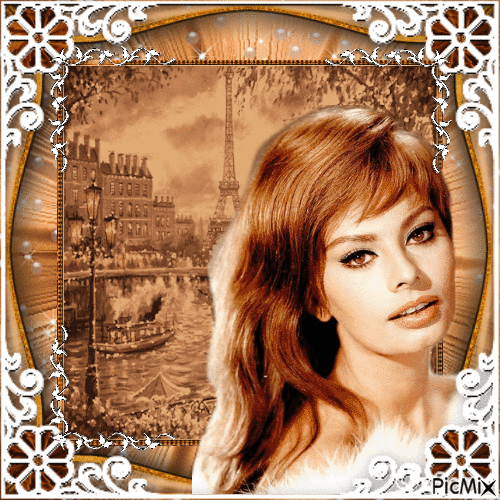 Sophia Loren, Actrice Italienne - GIF animate gratis