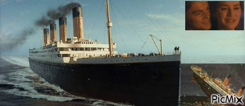 mon incroyable histoire le titanic - Бесплатный анимированный гифка