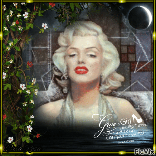 Concours : Marilyn Monroe Art - Бесплатный анимированный гифка