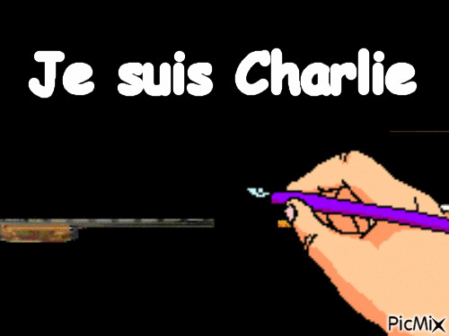 Je suis Charlie - Animovaný GIF zadarmo