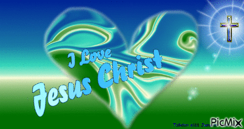 I love Jesus Christ - Бесплатни анимирани ГИФ