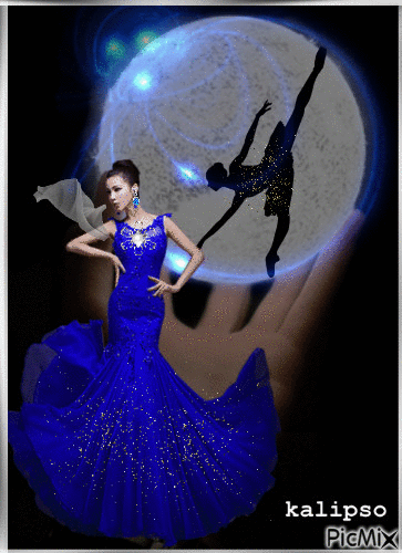 Lunar dance.. - GIF animado gratis