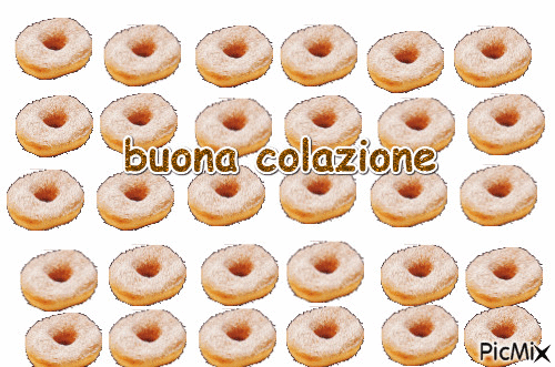 buona colazione - Бесплатный анимированный гифка