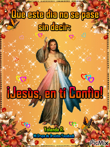 JESUS EN TI CONFIO - Бесплатный анимированный гифка